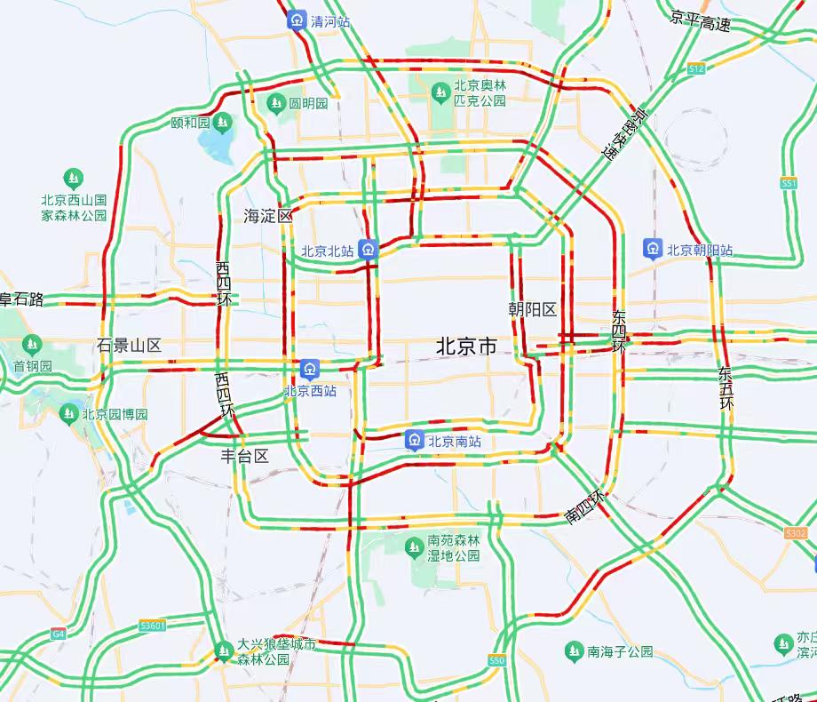出行提示_8月8日降雨影響交通_北京市暴雨藍色預警
