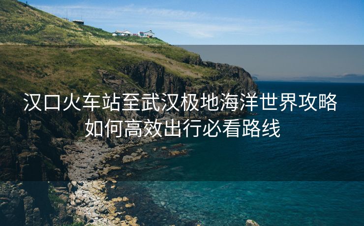 漢口火車站至武漢極地海洋世界攻略 如何高效出行必看路線