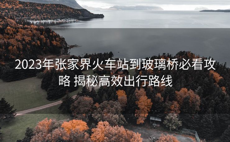 2023年張家界火車(chē)站到玻璃橋必看攻略 揭秘高效出行路線(xiàn)